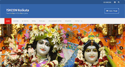 Desktop Screenshot of iskconkolkata.com